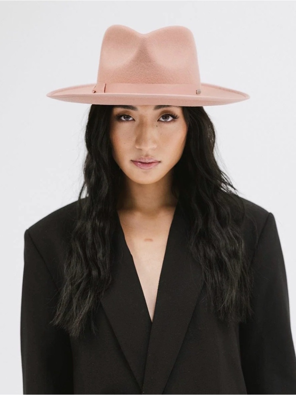 Gigi Pip Monroe Rancher Hat Dusty Pink size S/M